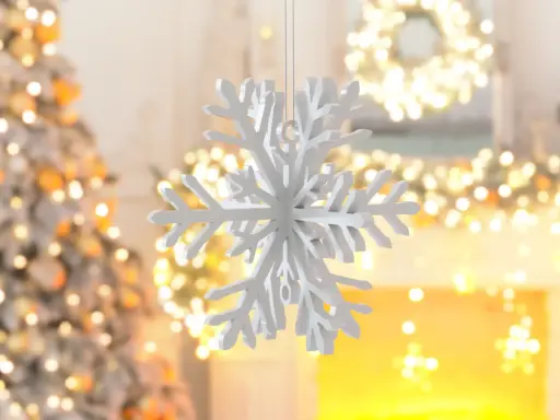 Ornement flocon de neige